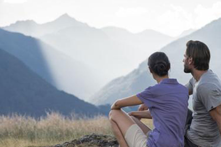 Viste di ampio respiro in vetta