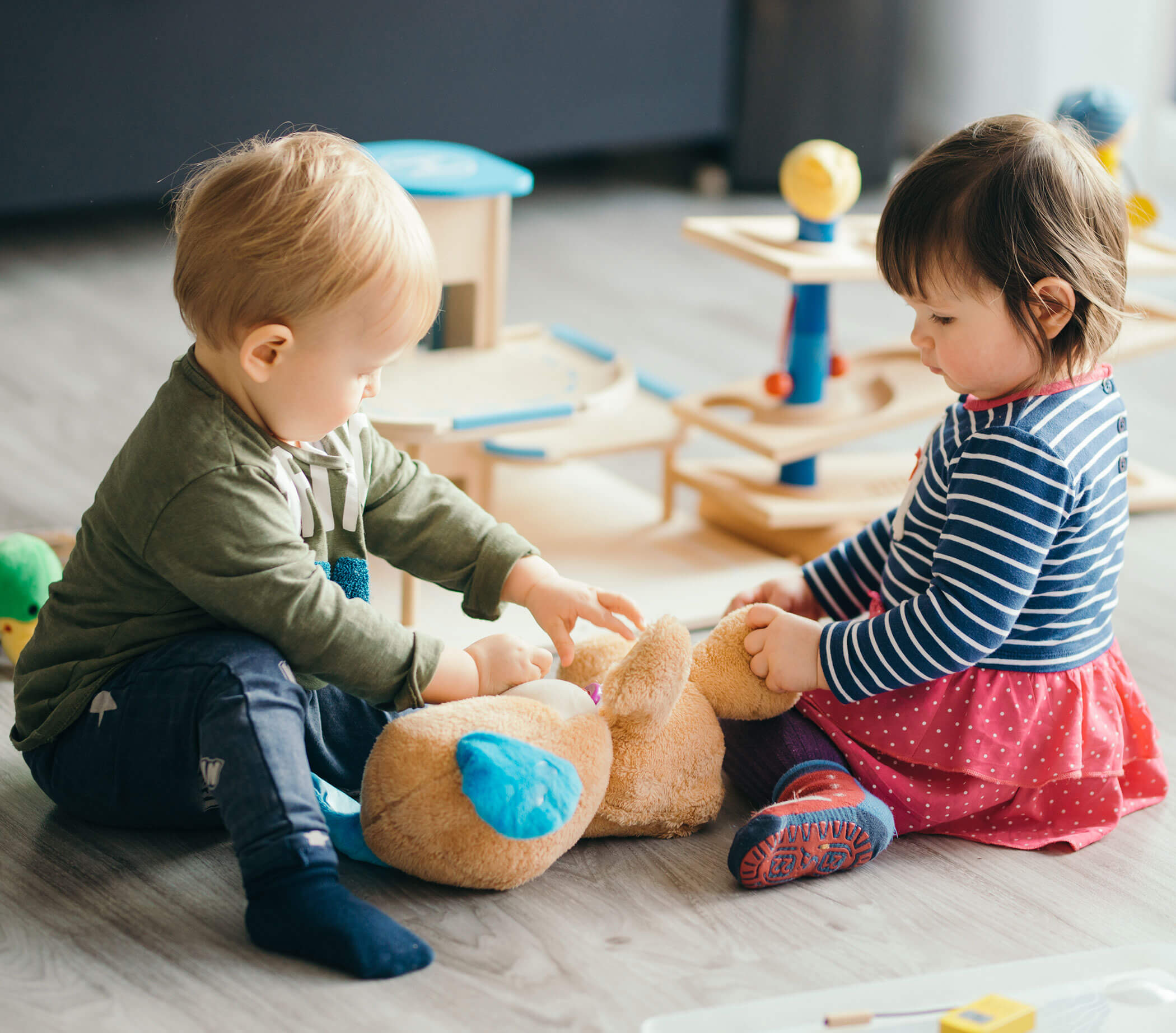 Bambini all'asilo nido