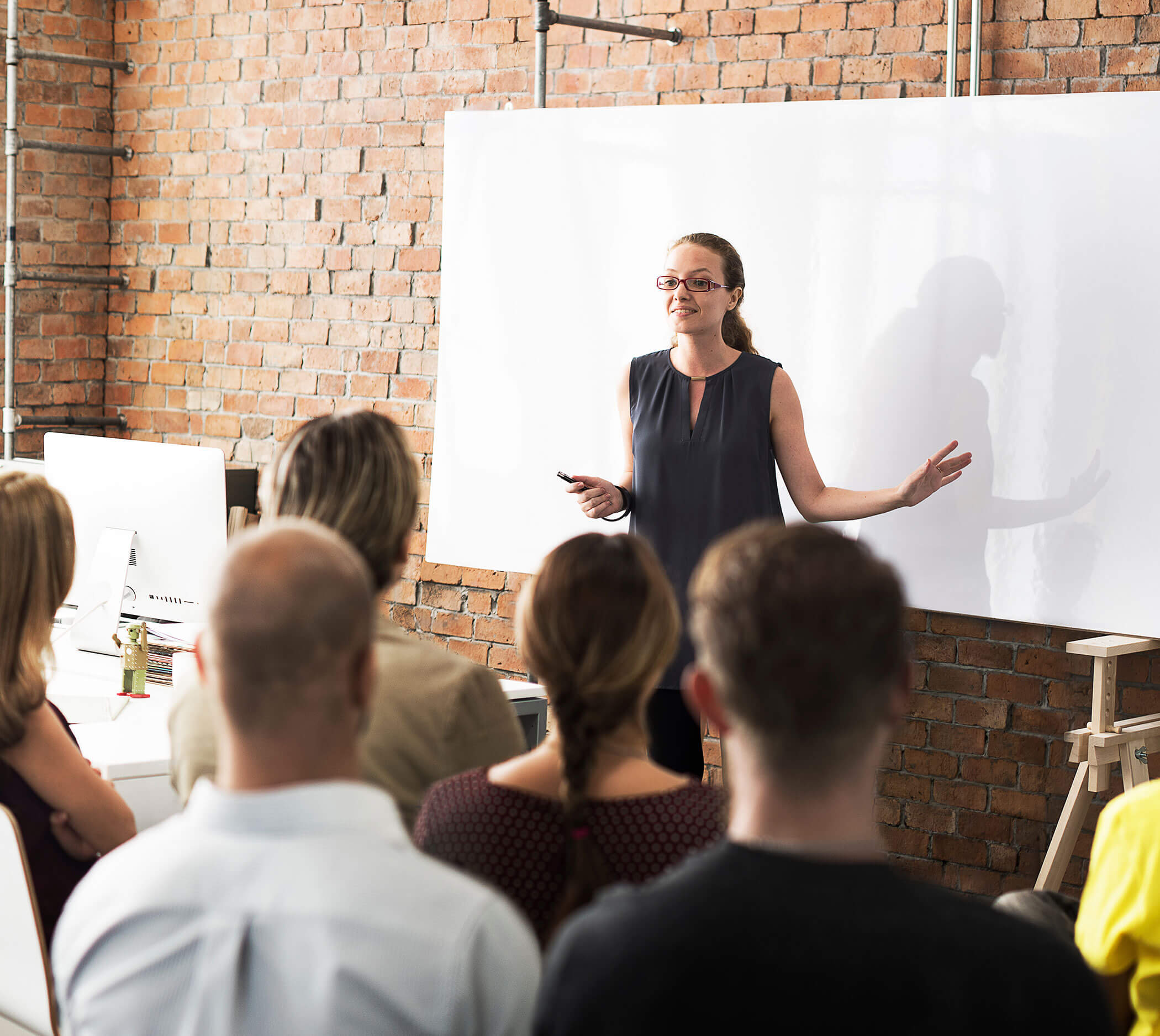 Insegnante a lezione